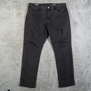 Mugsy Jeans Mens 36x30 Gray Willys Knit Denim Stretch Comfort Flex Jeans